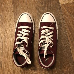 Maroon Converse